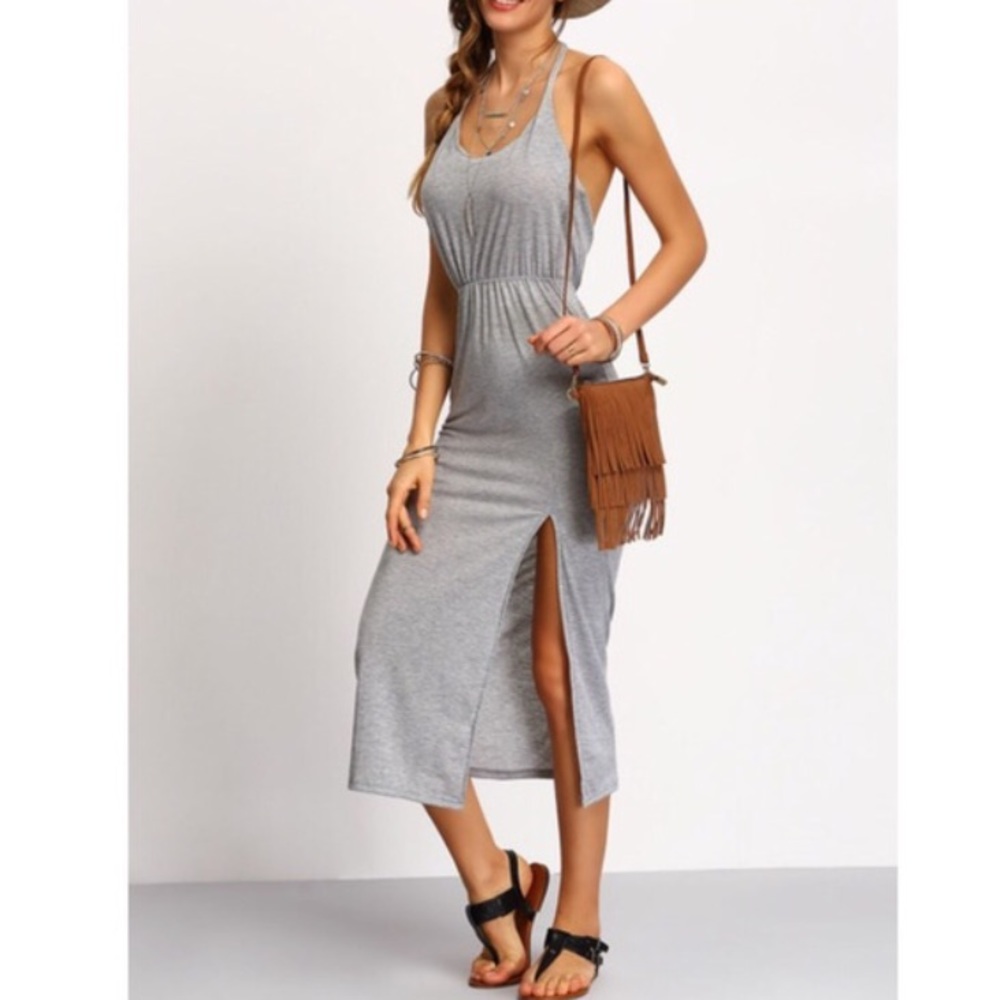 💕Halter backless dress - Picture 1 of 3